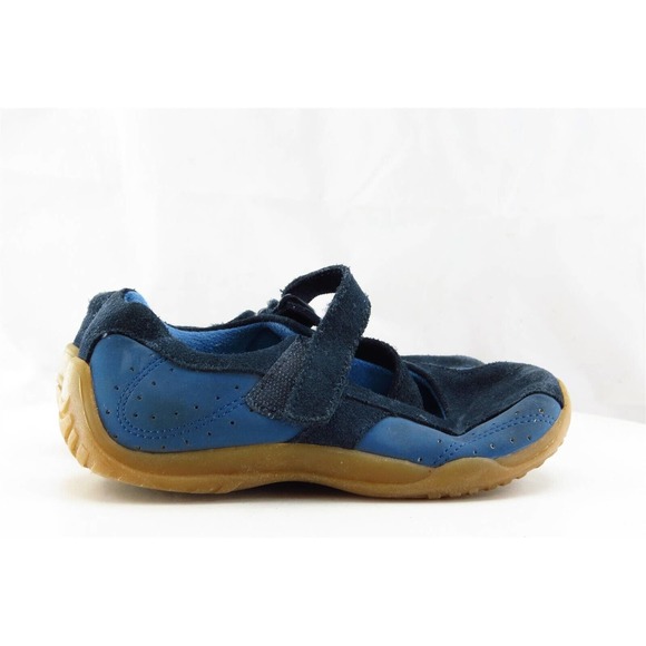 Lands' End Toddler Girls 10 Medium Blue Mary Jane Leather - Picture 4 of 7